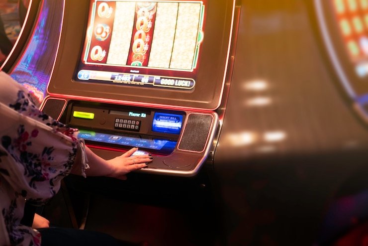 Ilustrasi hiburan sports dan casino online dengan perangkat mobile di Indonesia